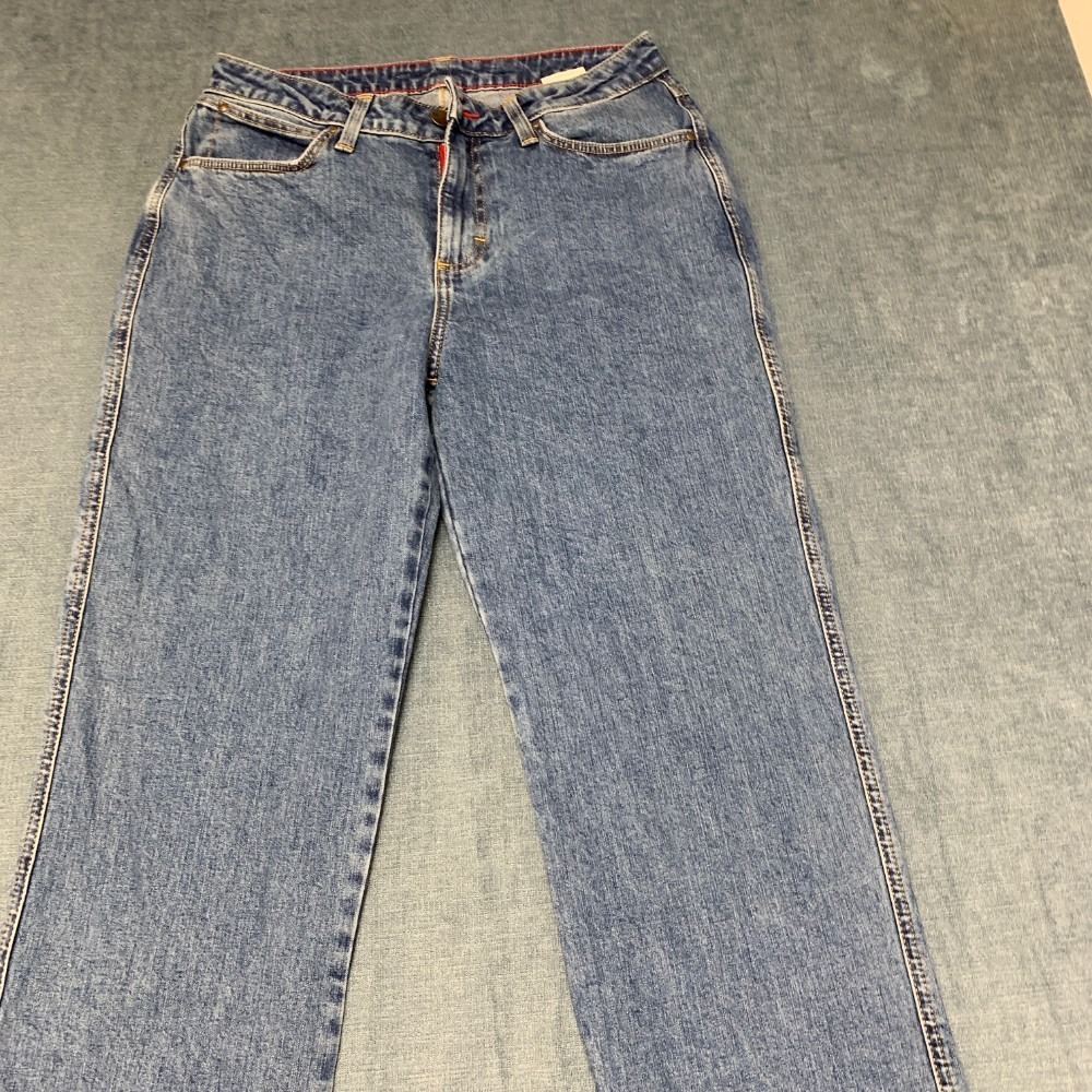 Wrangler Cowboy Cut Slim Fit Jeans Womens 5X30 Blue Denim Cotton Medium Wash